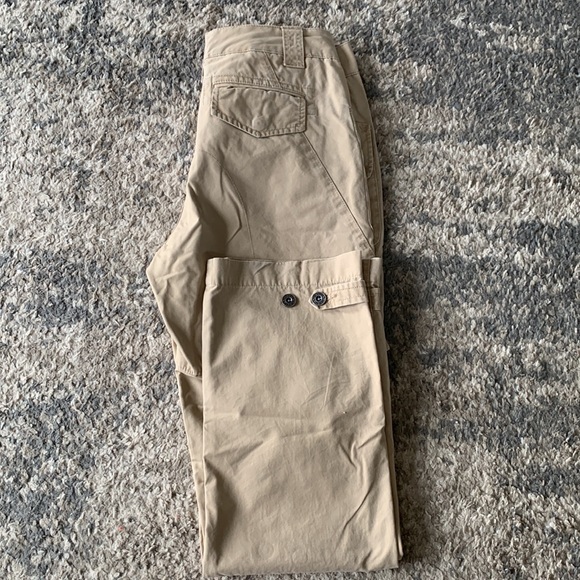 Ralph Lauren khaki low rise cargos with vintage features and silver hardware - Picture 2 of 8